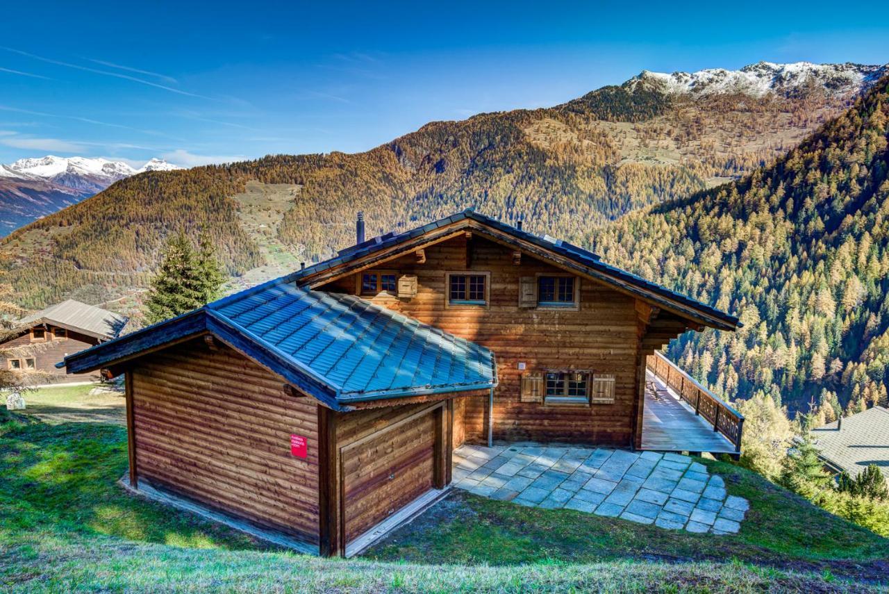 Chalet Le Chapeau Ла-Тзумаз Екстер'єр фото