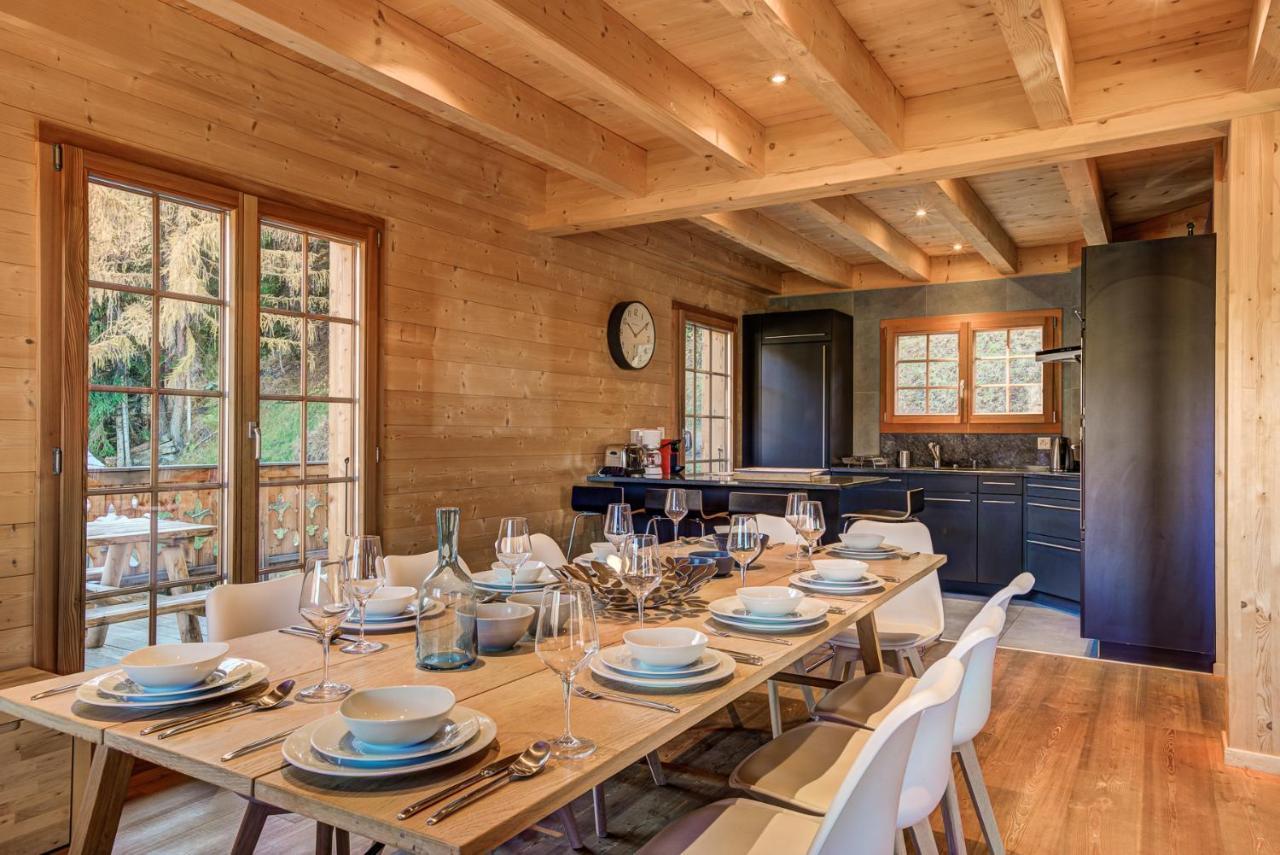 Chalet Le Chapeau Ла-Тзумаз Екстер'єр фото